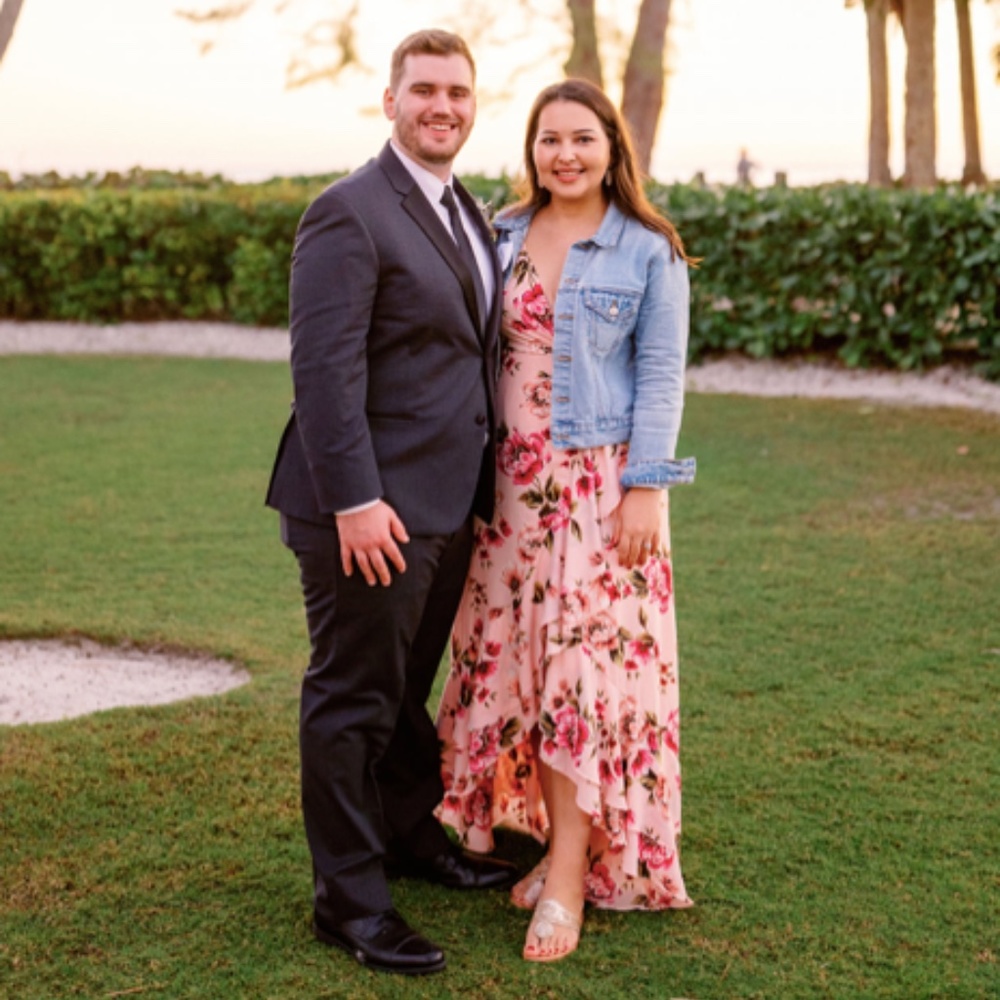 Pink Floral Maxi High Low Lulu's Dress